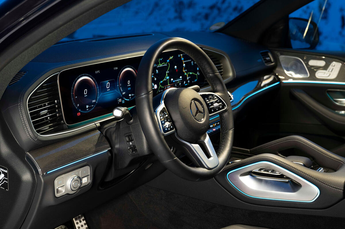 Mercedes-Benz GLE Coupe 2020 road test review - dashboard