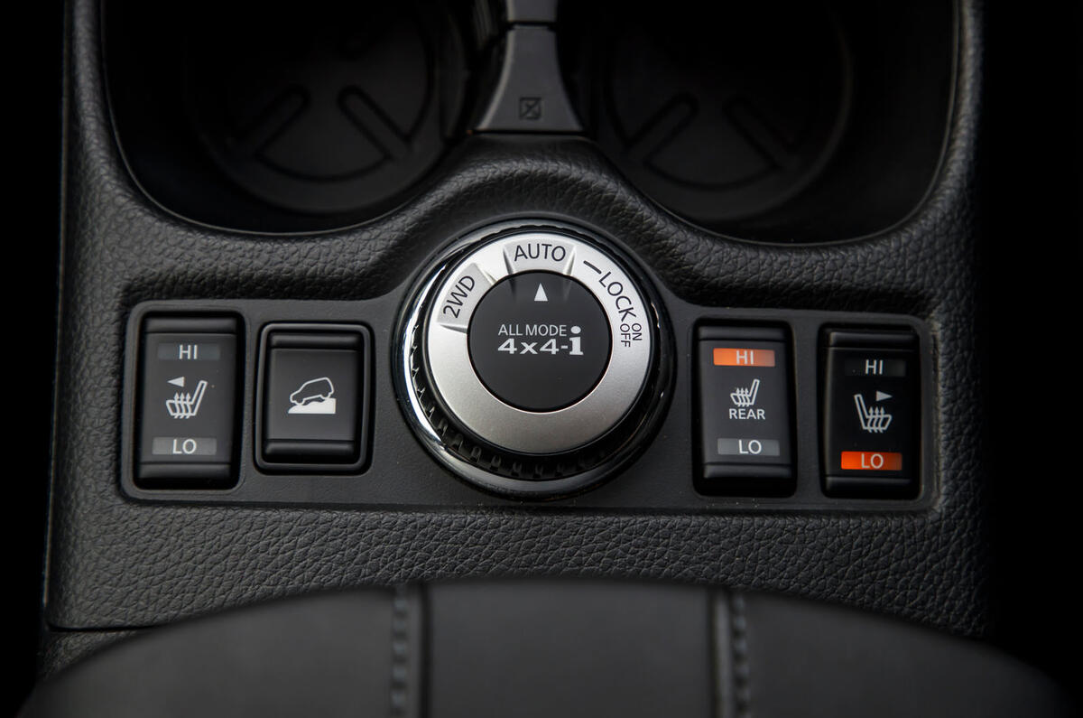 Nissan X-Trail road test review - 4WD controls