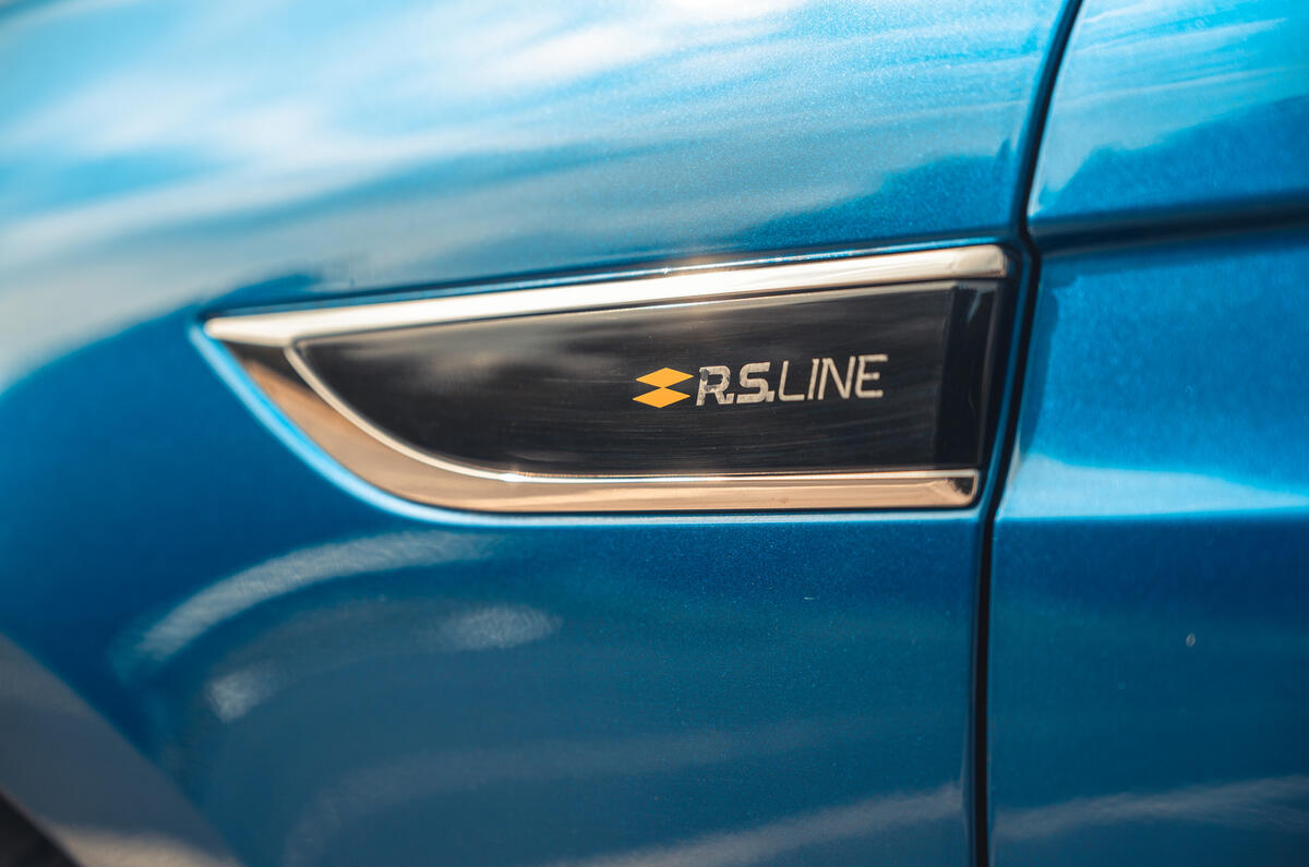 7 Renault Megane E Tech PHEV road test 2021 side decals