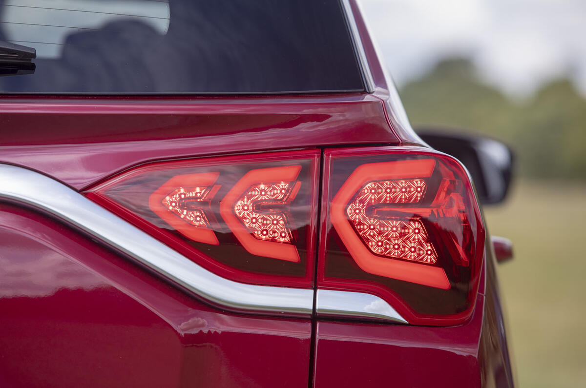 Ssangyong Korando 2019 road test review - rear lights