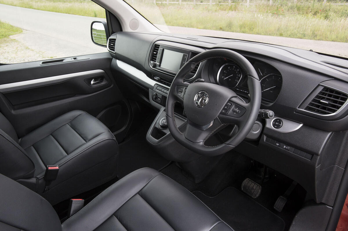 Vauxhall Vivaro Life 2019 road test review - cabin