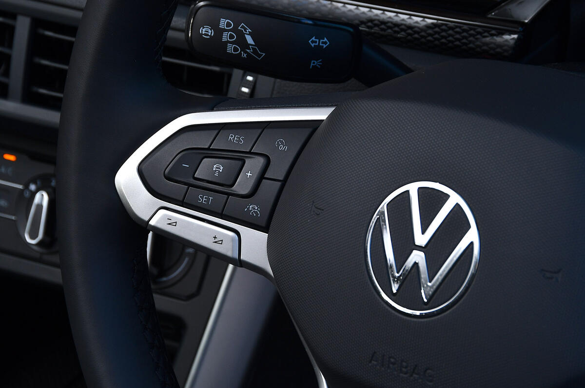 7 Volkswagen Taigo road test review steering wheel
