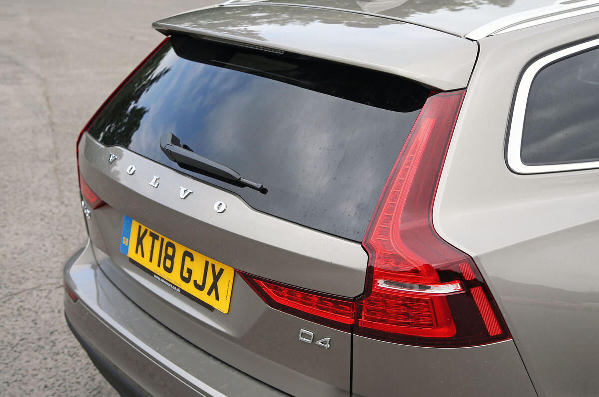 Volvo V60 2018 road test review rear end