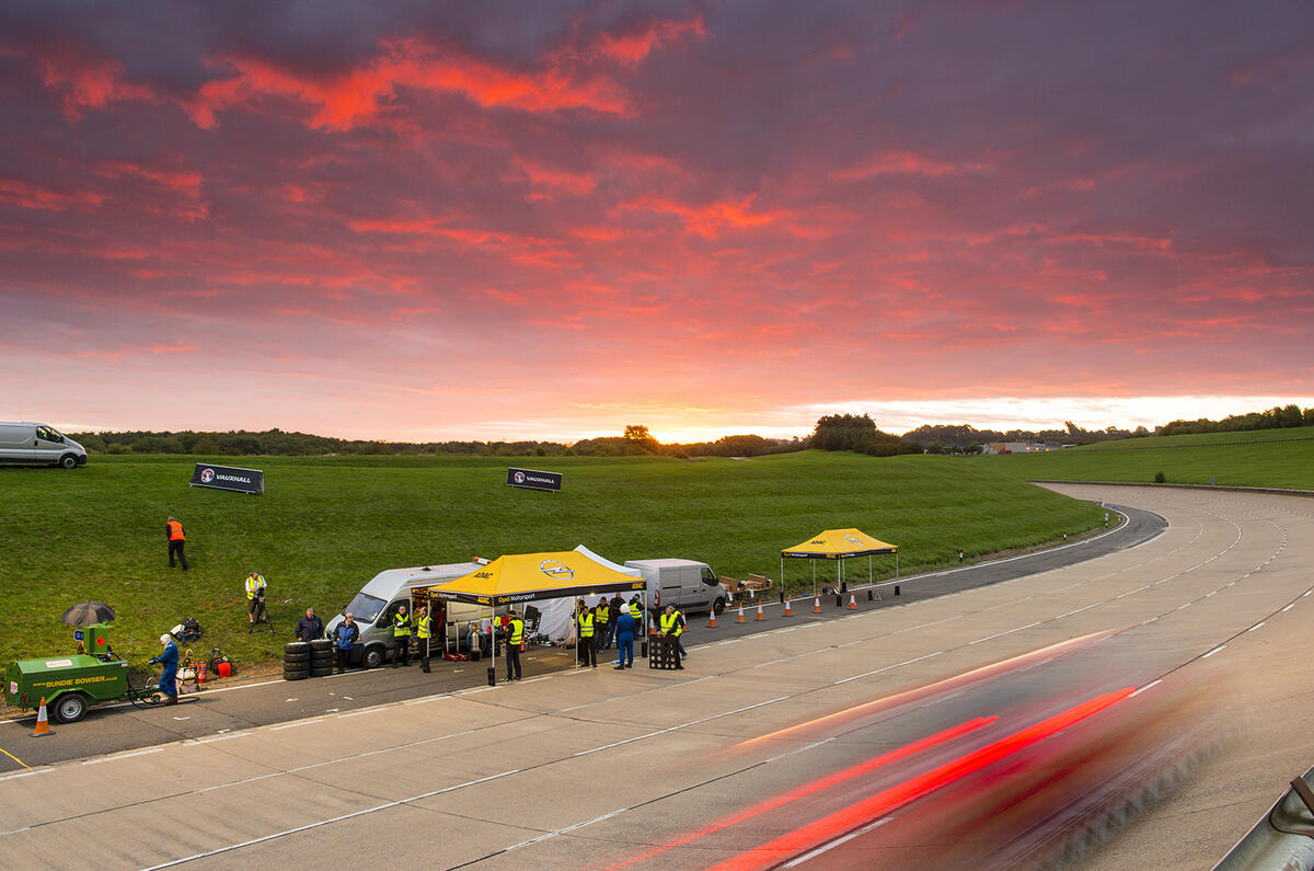 no title Vauxhall sets Millbrook speed record