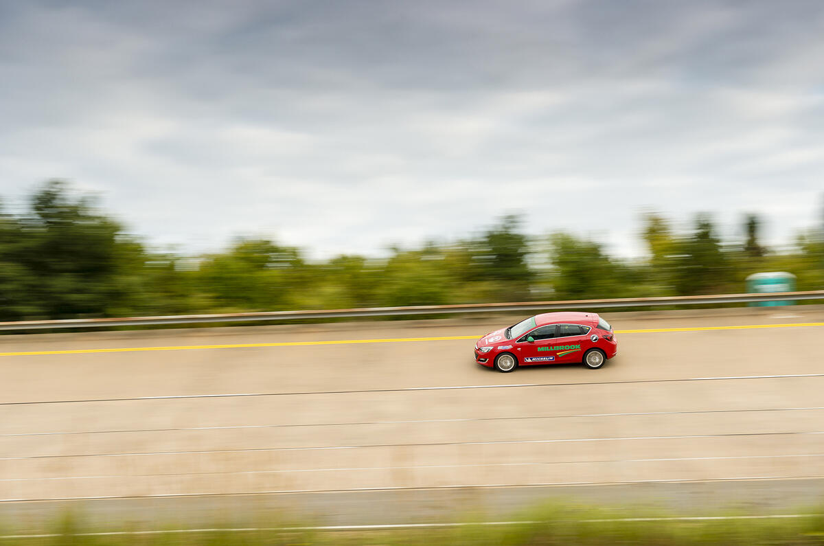 no title Vauxhall sets Millbrook speed record