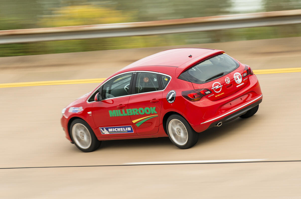no title Vauxhall sets Millbrook speed record