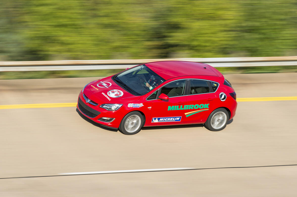 Vauxhall sets Millbrook speed record