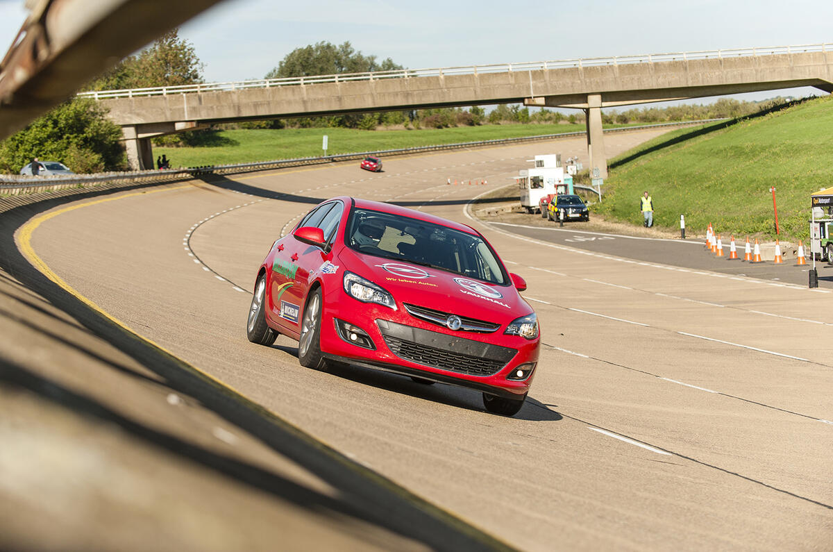 no title Vauxhall sets Millbrook speed record