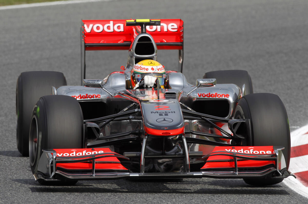 McLaren sets pace in Spain