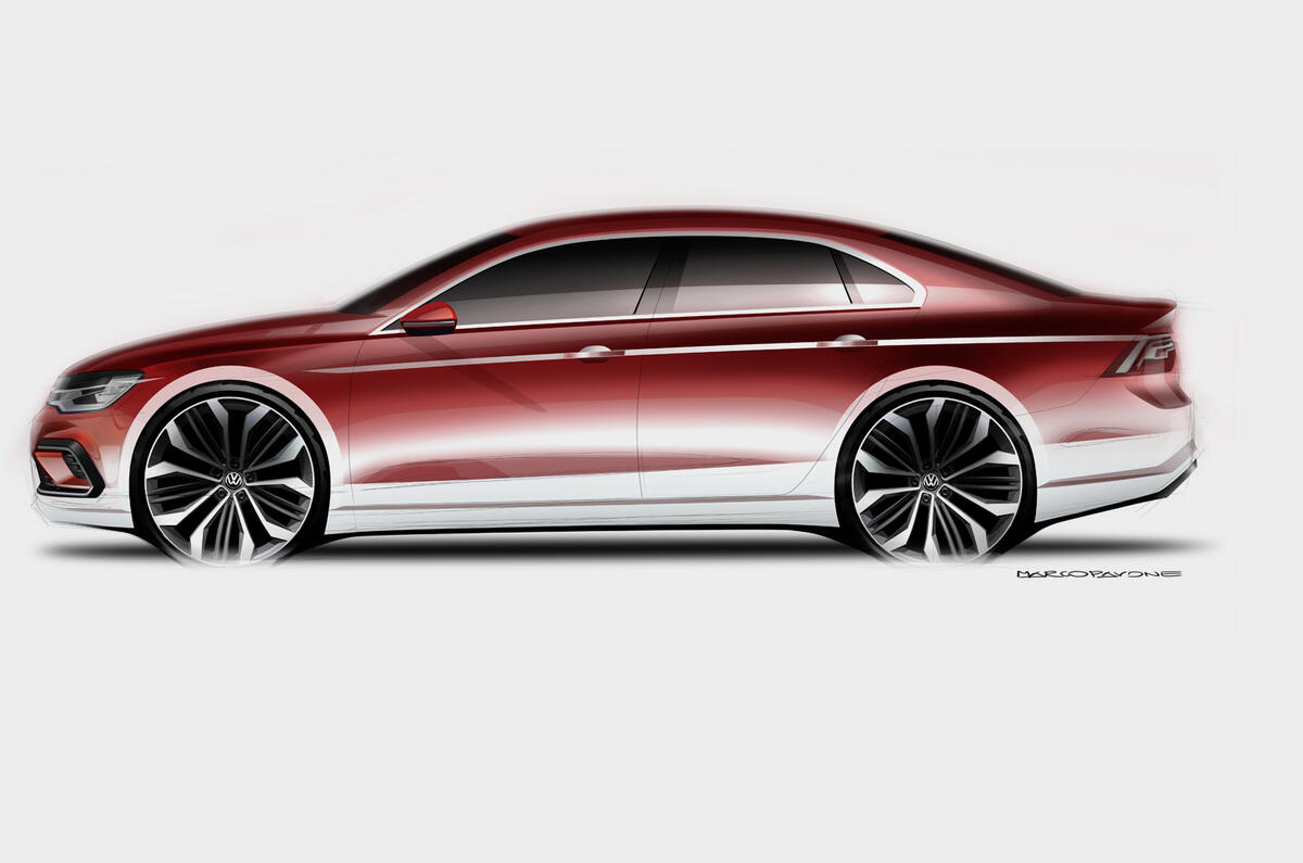 no title Volkswagen plans new Midsize Coupe Concept for Beijing