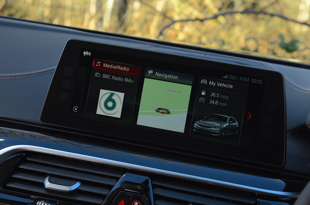 Alpina D5 S review infotainment