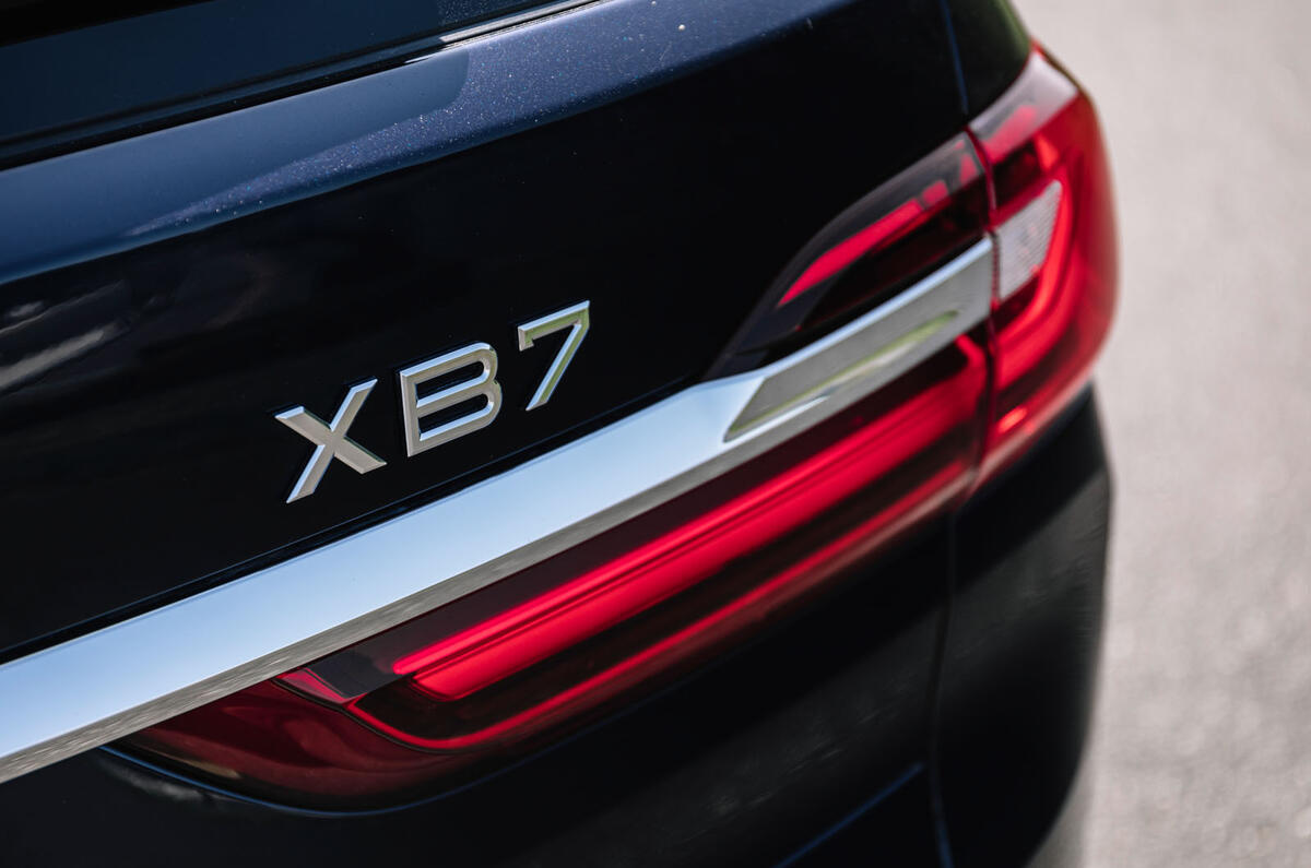 Alpina XB7 2020 road test review - rear badge
