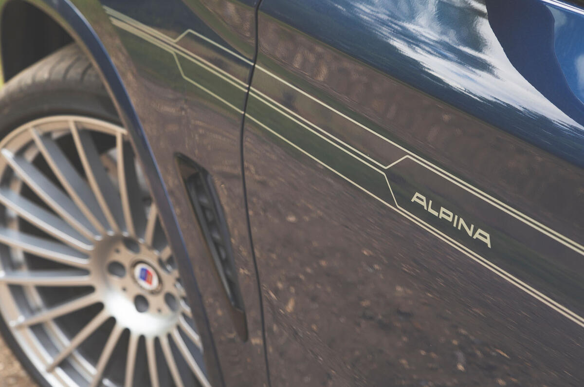 Alpina XD3 2019 UK road test review - decals