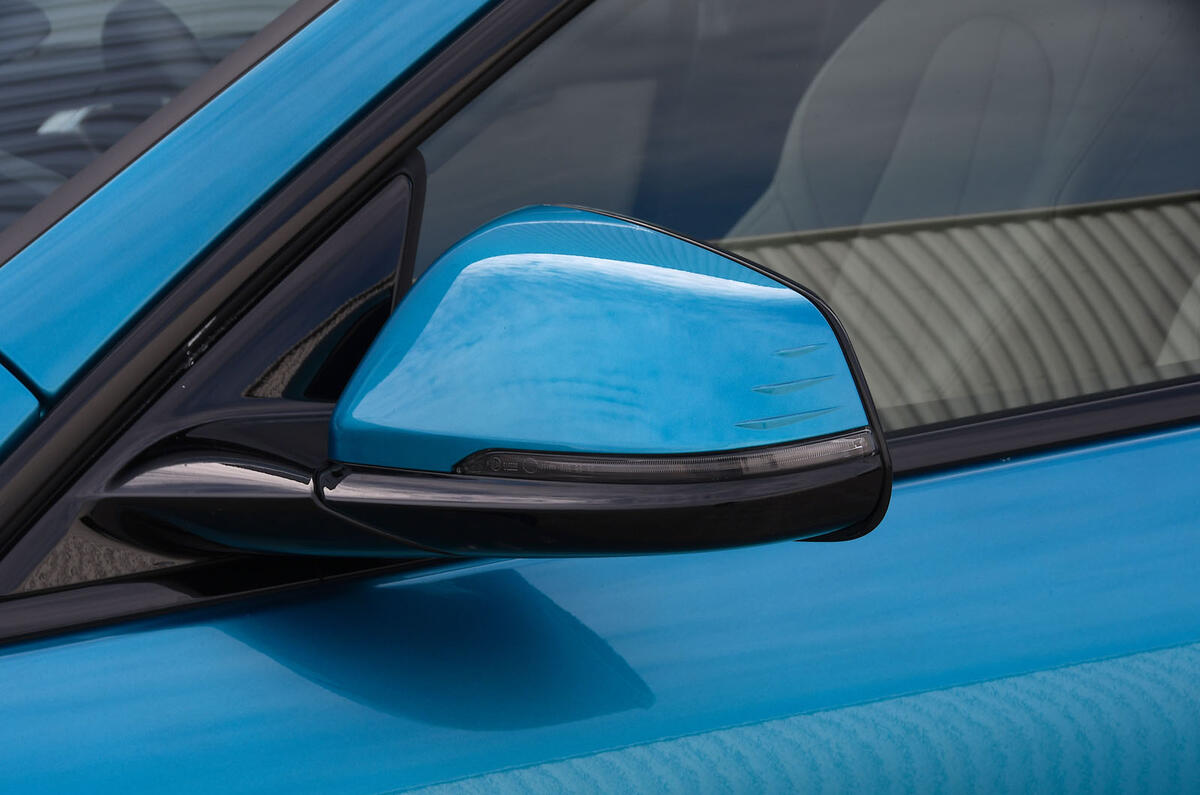 BMW 2 Series Gran Coupe 2020 road test review - wing mirror