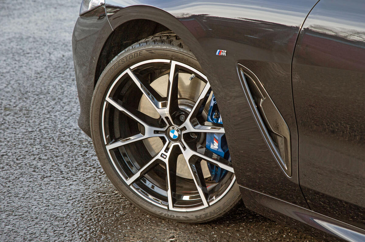 BMW 8 Series Coupé 2019 road test review - alloy wheels