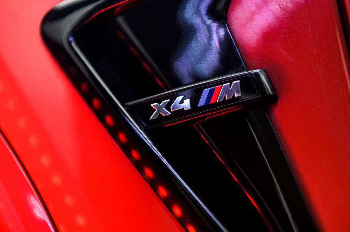 BMW X4 M Competition 2019 road test review - air intake