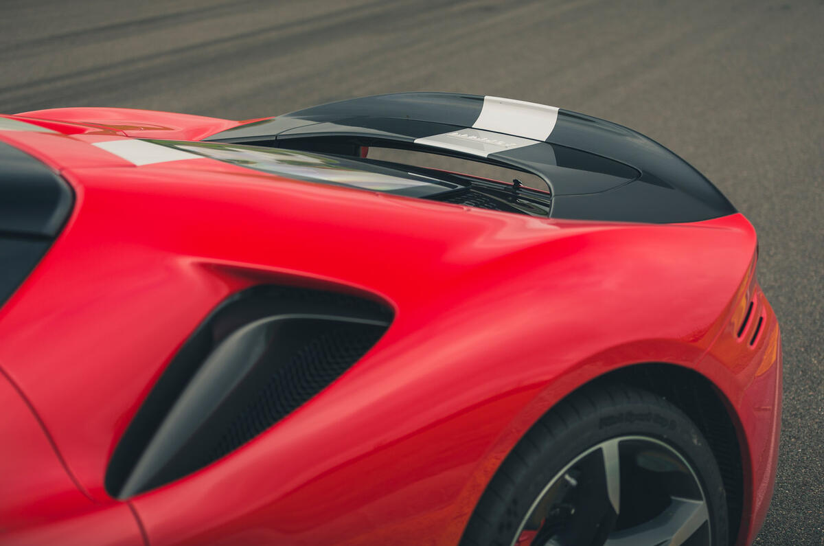 8 Ferrari SF90 Stradale 2021 road test review rear end