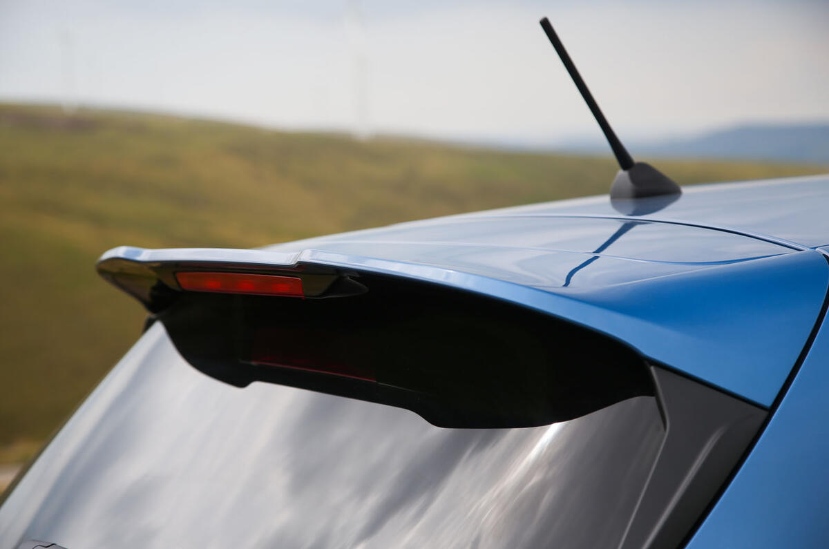 Ford Fiesta ST 2018 road test review spoiler