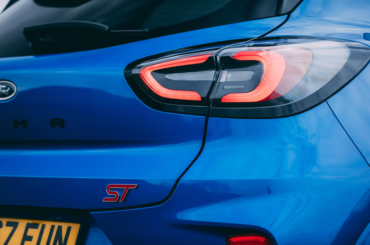 8 Ford Puma ST 2021 road test review rear lights