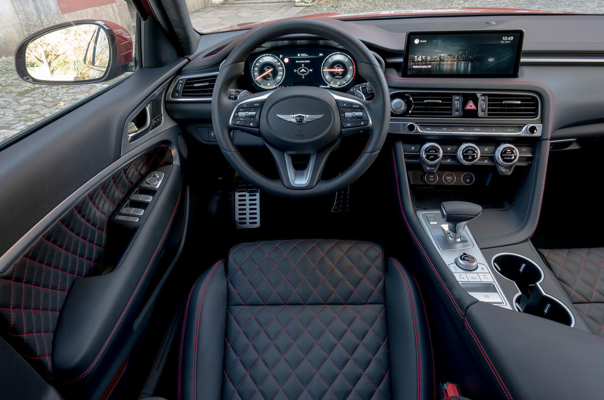 8 Genesis G70 Shooting brake 2021 first drive review dashboard 8 Genesis G70 Shooting brake 2021 first drive review dashboard