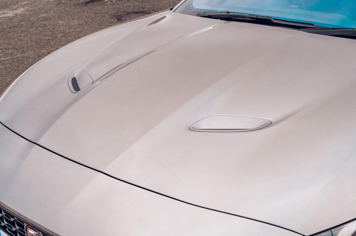 Jaguar F-Type 2020 road test review - bonnet Jaguar F-Type 2020 road test review - bonnet