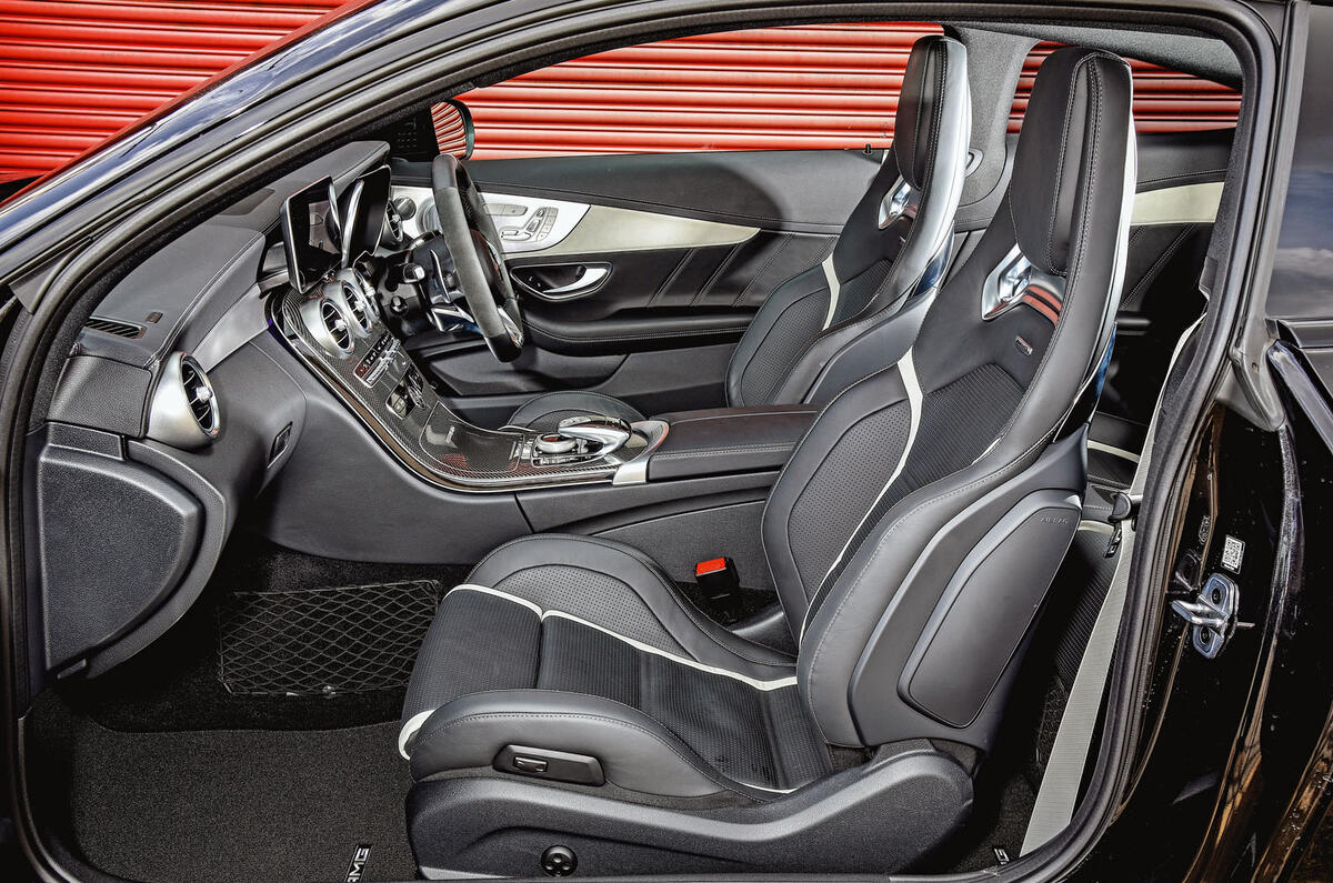 Mercedes-AMG C63 Coupé 2019 road test review - cabin