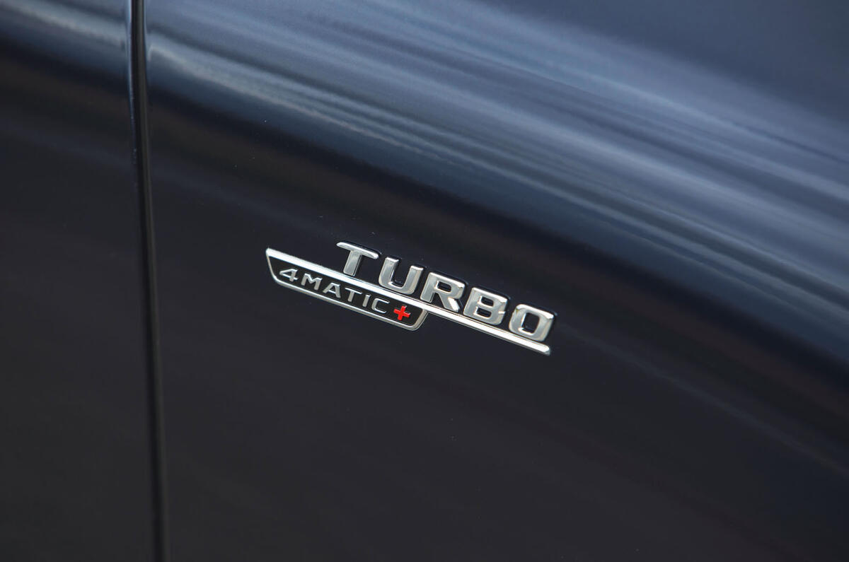 Mercedes-AMG CLS 53 2018 road test review - turbo badge