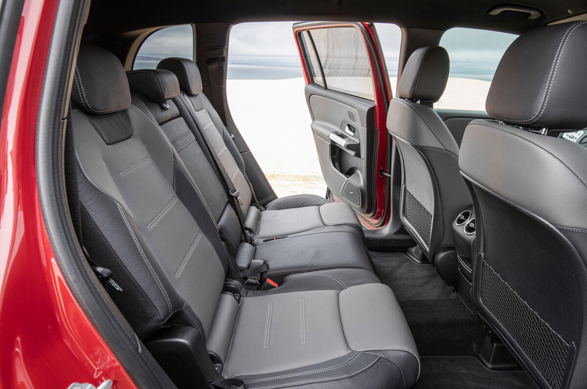 Mercedes-AMG GLB 35 2020 road test review - middle row seats