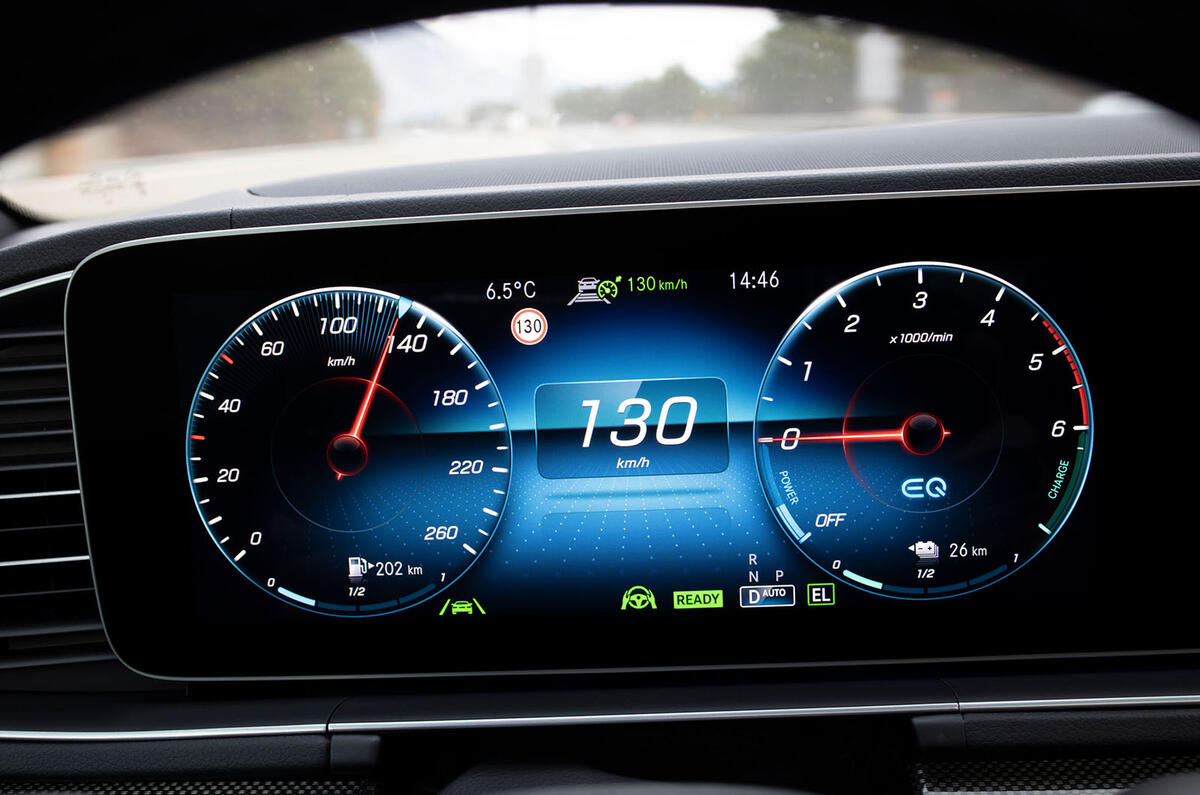 Mercedes-Benz GLE Coupe 2020 road test review - instruments