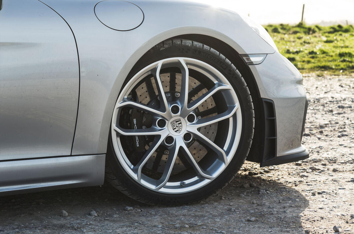 Porsche 718 Spyder 2020 road test review - alloy wheels