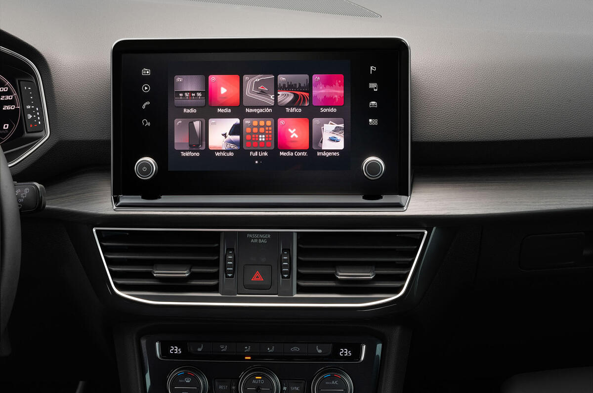 Seat Tarraco 2018 review - infotainment