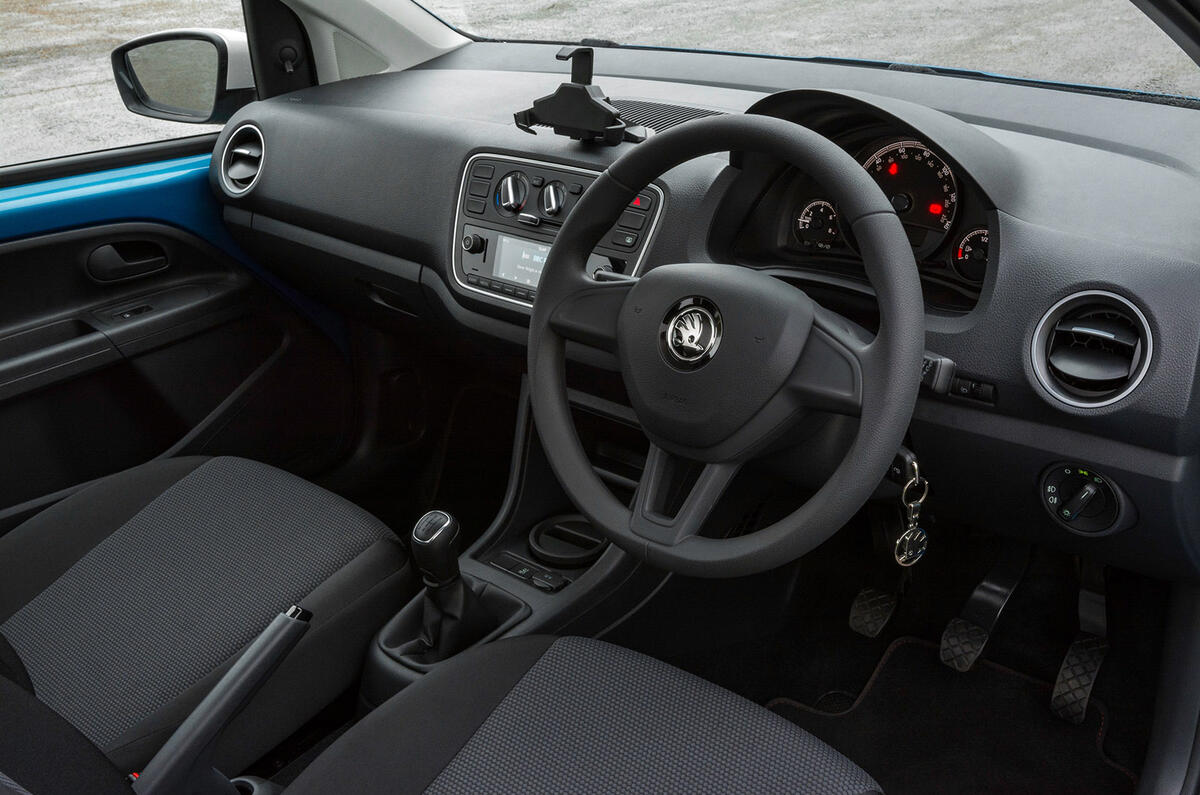 Skoda Citigo 2017 first drive review dashboard