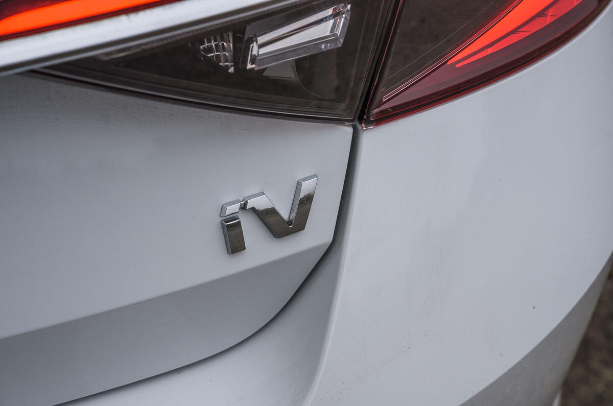 Skoda Superb iV 2020 road test review - rear badge