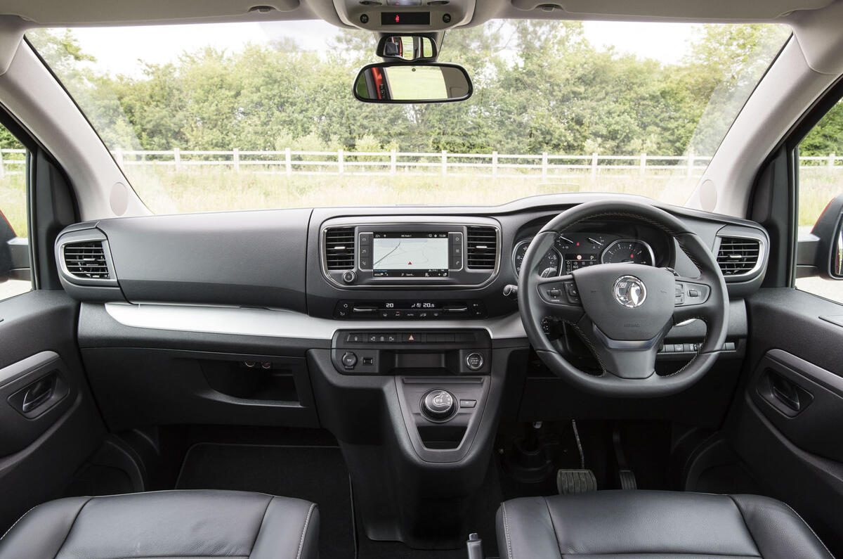 Vauxhall Vivaro Life 2019 road test review - dashboard
