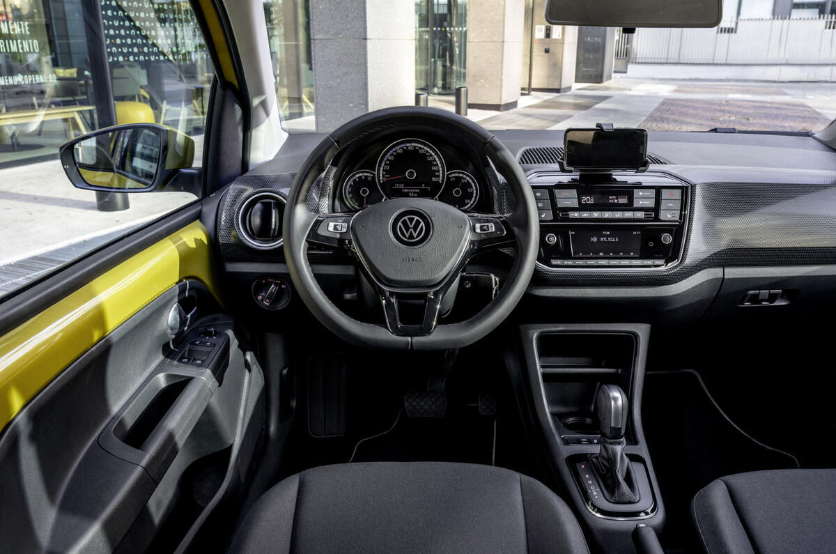 Volkswagen e-Up 2020 road test review - dashboard Volkswagen e-Up 2020 road test review - dashboard