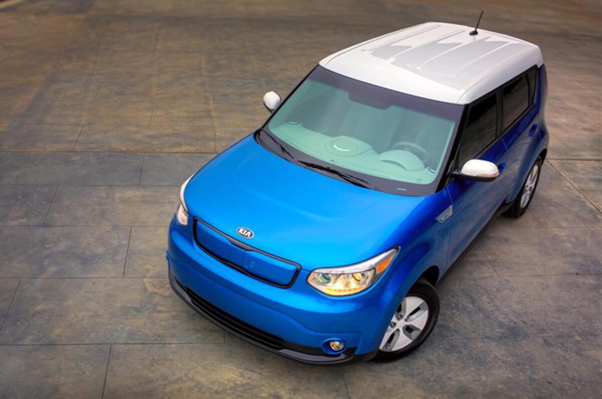 Wraps come off the Kia Soul EV at Chicago motor show