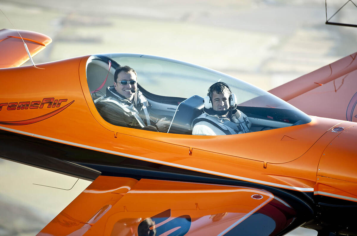 Christmas road test: stunt plane