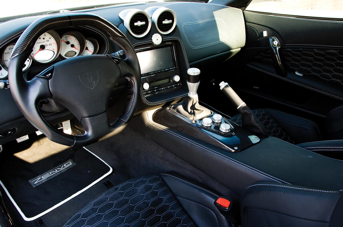 Zenvo ST1 dashboard