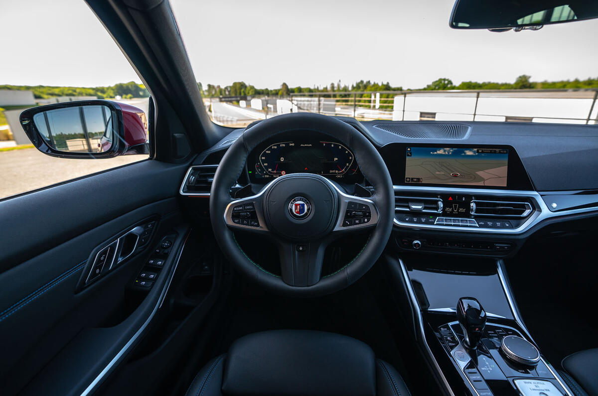 Alpina B3 2020 road test review - steering wheel Alpina B3 2020 road test review - steering wheel
