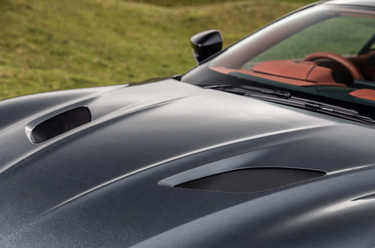 Aston Martin DBS Superleggera 2018 road test review - bonnet