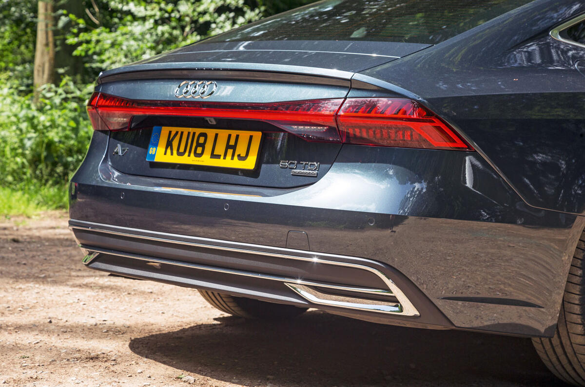 Audi A7 Sportback 2018 road test review rear end