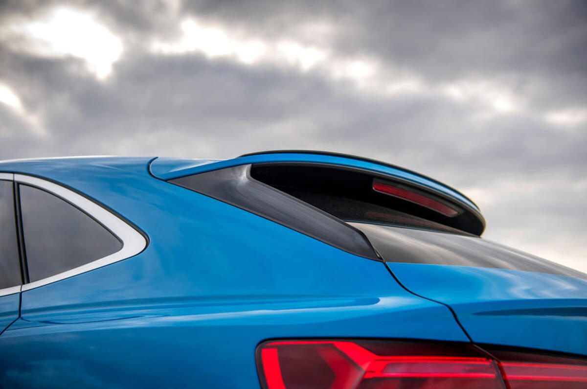 Audi RS Q3 Sportback 2020 road test review - spoiler