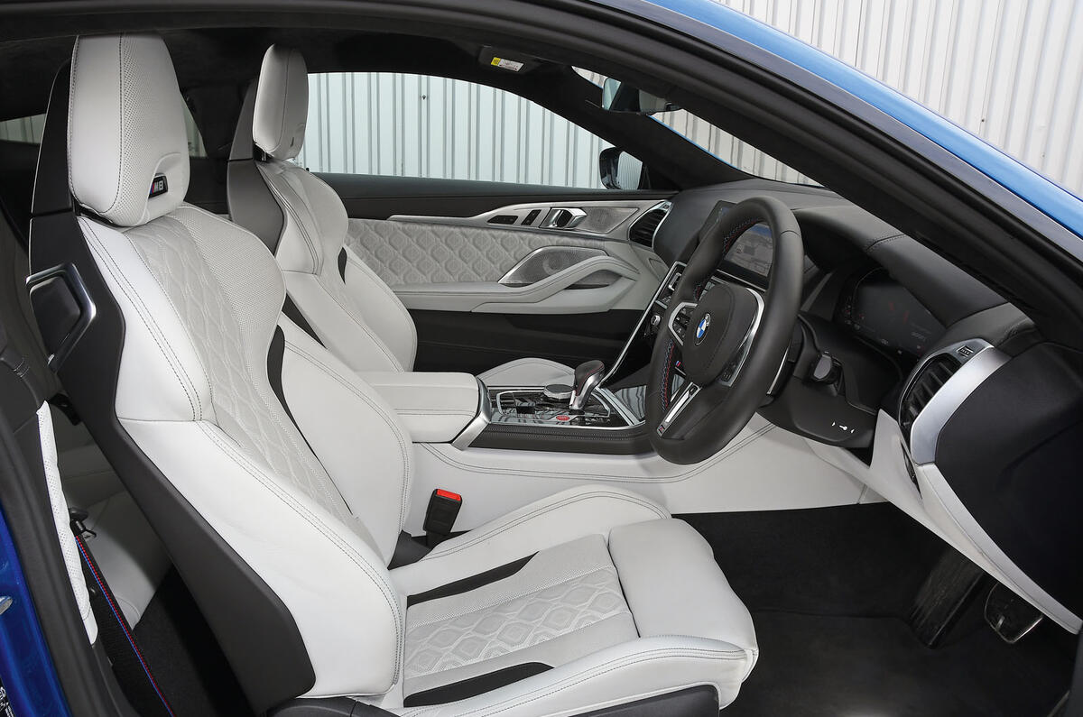 BMW M8 Competition coupe 2020 road test review - cabin BMW M8 Competition coupe 2020 road test review - cabin