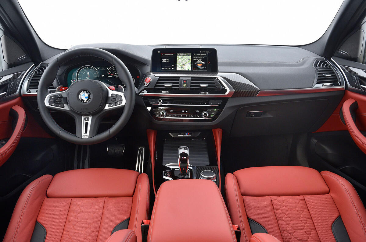 BMW X3 M Competition 2019 review - dashboard