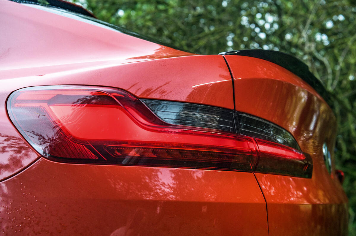 BMW X4 M Competition 2019 road test review - rear lights