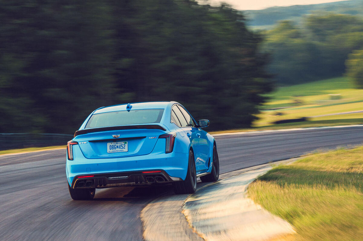 9 Cadillac CT5 V Blackwing 2022 review track rear 9 Cadillac CT5 V Blackwing 2022 review track rear