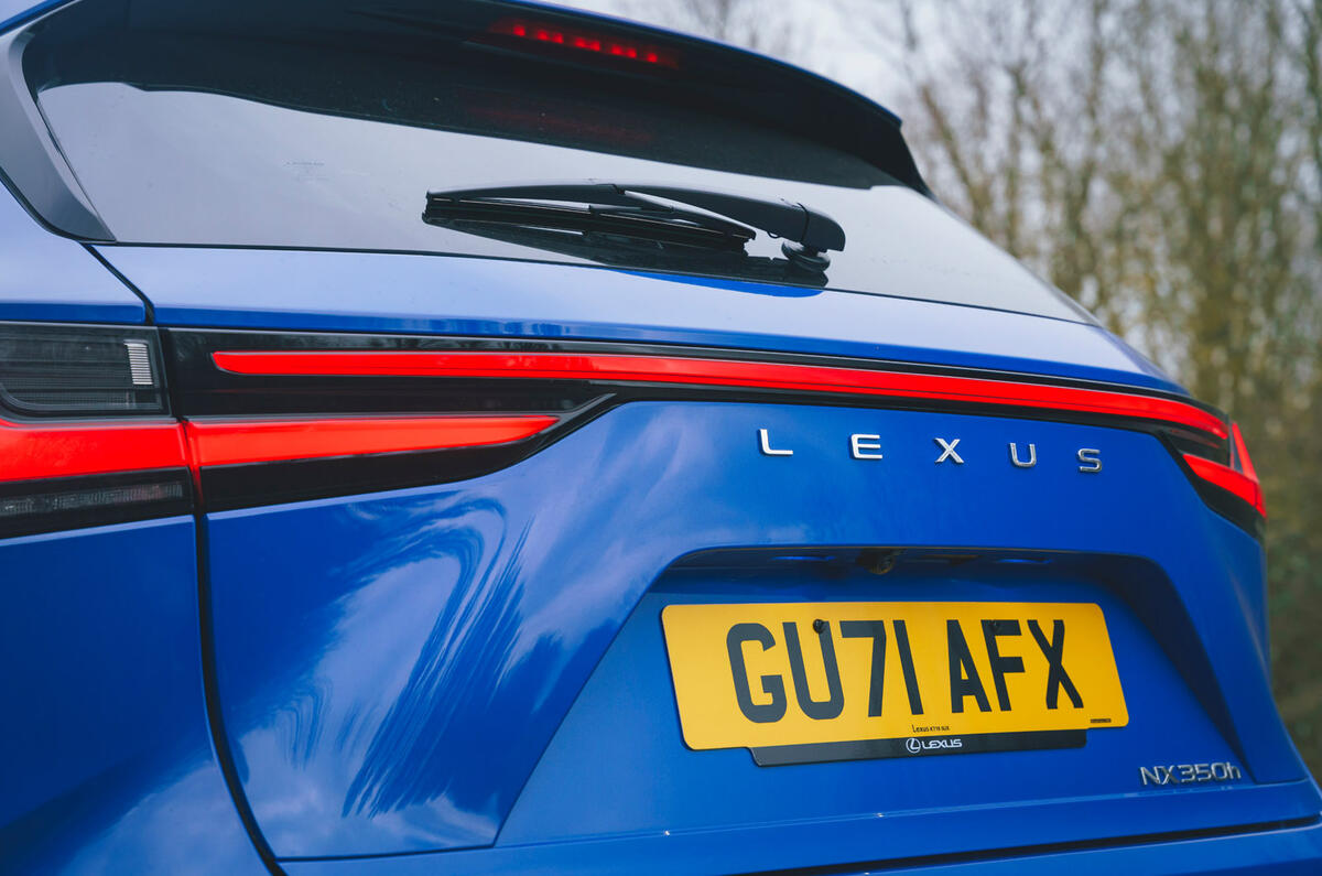 9 Lexus NX 2022 road test review rear lights