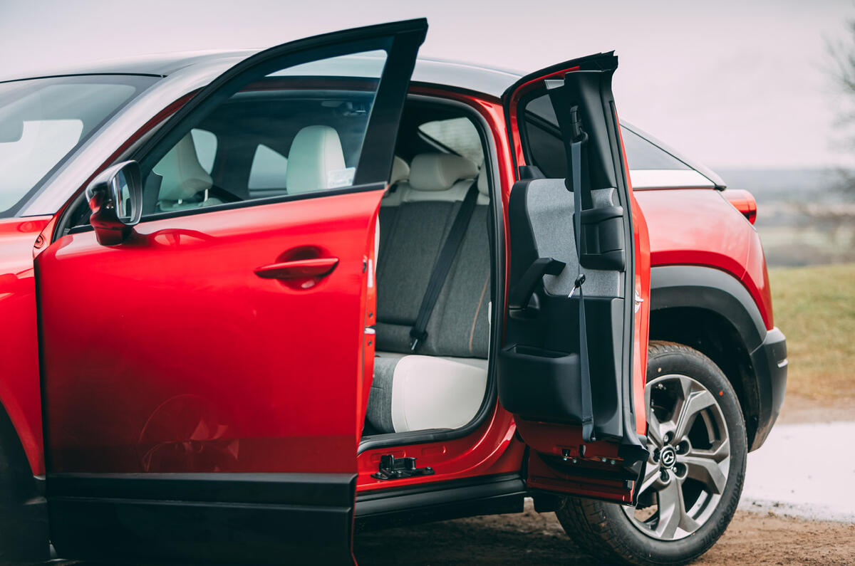 9 Mazda MX 30 2021 road test review doors