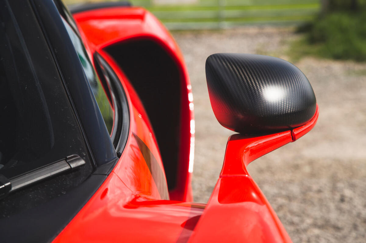 McLaren Senna 2018 road test review - wing mirrors