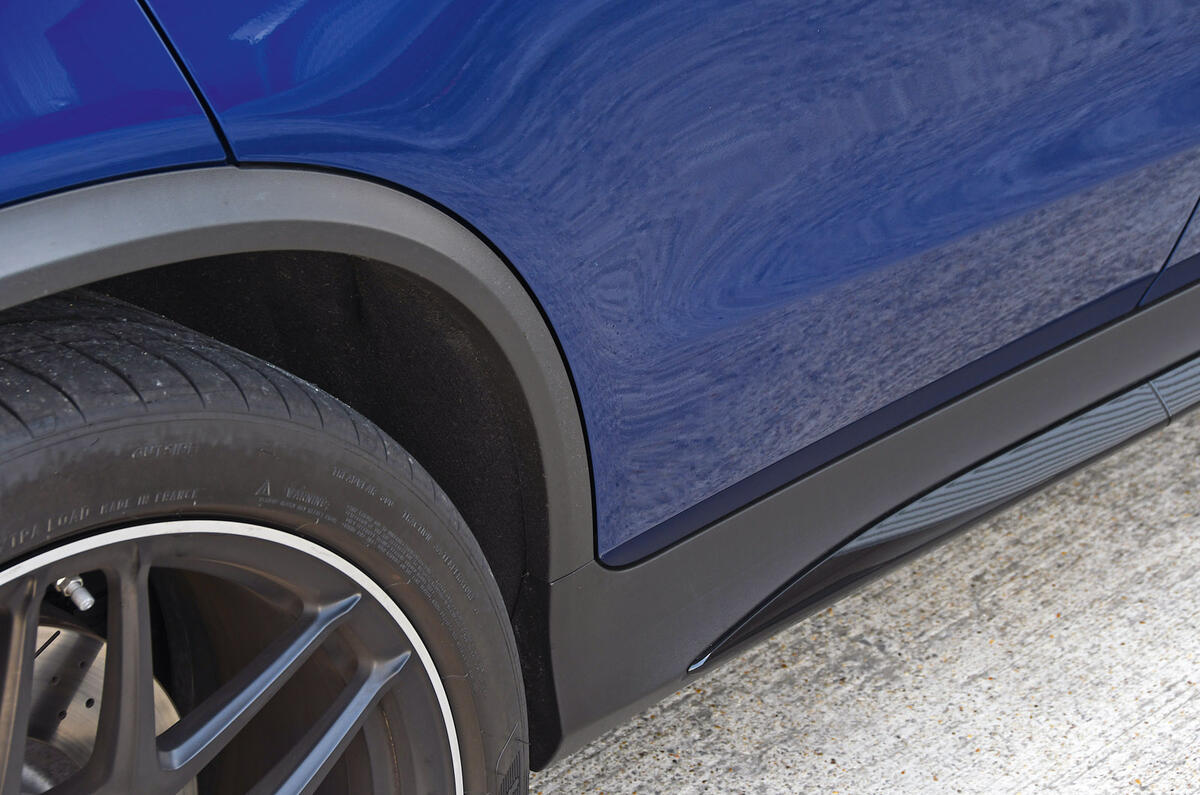 Mercedes-AMG GLC 63 S road test review side sills